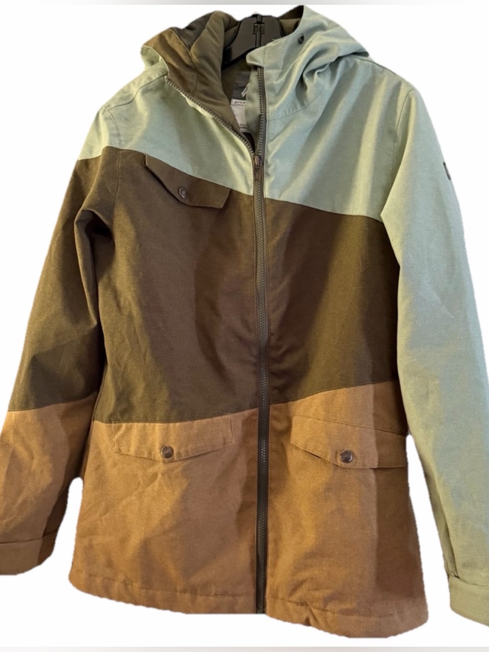 Aperture 10K Waterproof Colorblock Ski Snowboard Jacket Medium Hooded